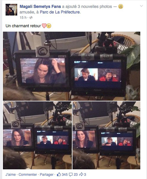 Photos de Cathy dans les mystères de l'amour saison 8 / Photo Facebook