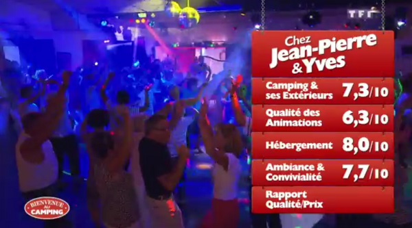 Les notes de Jean Pierre et Yves dans Bienvenue au camping