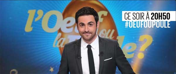 Avis et audience pour l'oeuf ou la poule de Camille Combal sur D8 / Capture écran