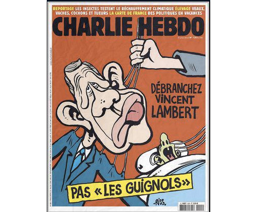 Avis et commentaires sur la une de Charlie Hebdo du 29/07/2015