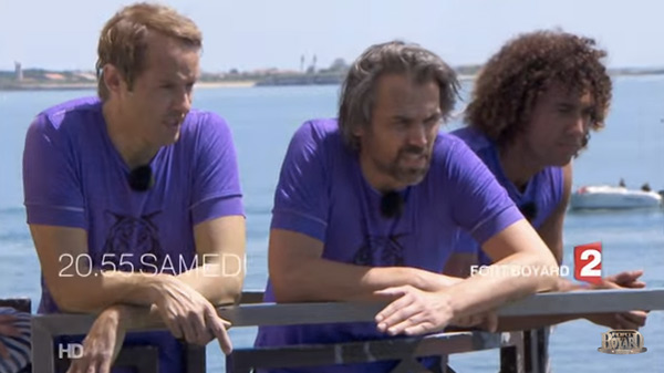 Aymeric Caron dans Fort Boyard 2015