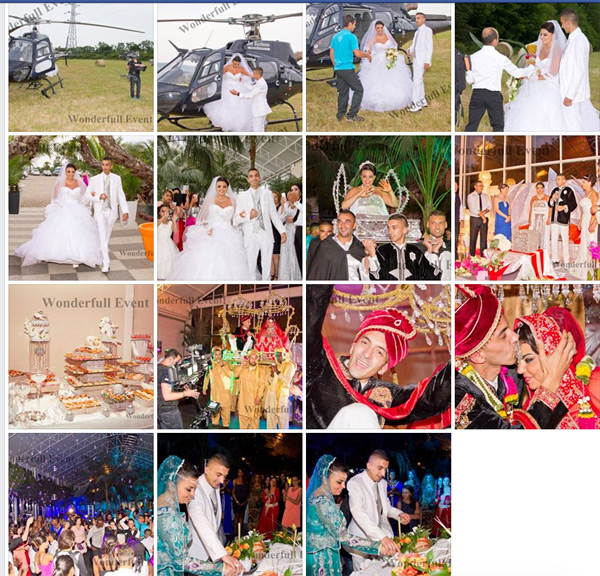Les photos du Mariage d'Anissa et Medhi avec Mohamed le wedding planner de #4MP1LDM / Capture écran