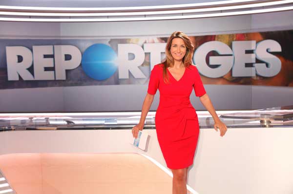 Anne Claire Coudray la journaliste de TF1 le week end