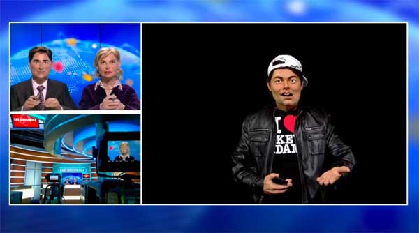 Anne Claire Coudray et Julian Bugier remplace les 2 journalistes anonymes dans Les guginols dès le jeudi 18/02