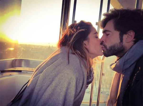 Marco le bachelor et Linda c'est l'amour fou à Paris en mai 2016