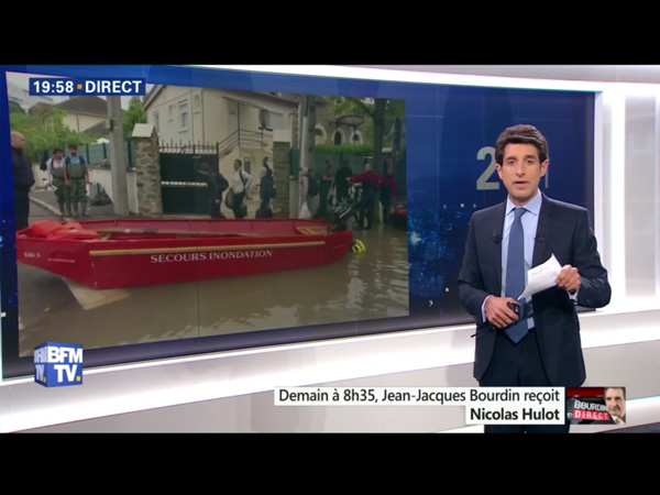 Thomas Misrachi joker d'Alain Marschall et Olivier Truchot mais surtout journaliste pour 7 jours BFM chaque samedi