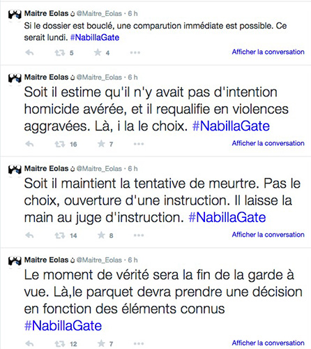 Que risque Nabilla dans l'affaire Thomas Vergara ? / twitter Maitre Eolas