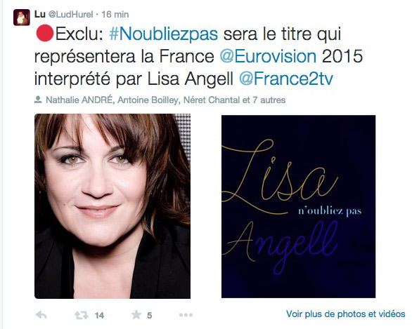 La France à l'Eurovision 2015 a-t-elle une chance? Que vont en penser les bookeurs dans leurs paris? 