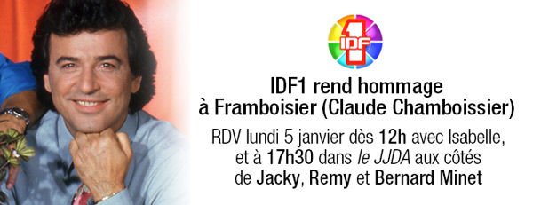 Hommage télé à Framboisier sur IDF1 : comment regarder ? / Capture écran facebook