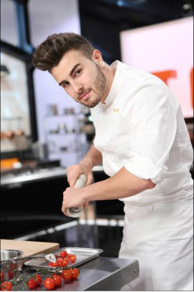 Avis sur Kevin de Top chef 2015 le beau gosse / Crédit : PIERRE OLIVIER/M6