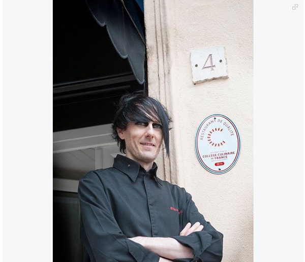 Candidat Top Chef 2015 dévoilé Olivier Streiff le gothique / Crédit photo : https://www.facebook.com/RestaurantDeQualite