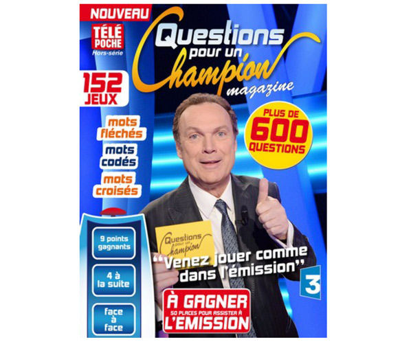 Avis sur le magazine questions pour un champion en maisons de la presse, librairie