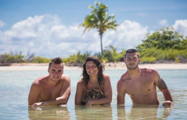 Fanny, Nicolas et Thomas à la recherche de l'amour : Adam et Eve D8 / photo D8
