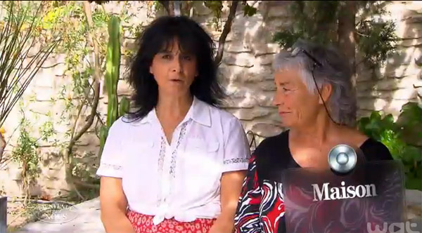 Réactions à la maison de Liliane et ELisabeth dans Bienvenue chez nous sur TF1