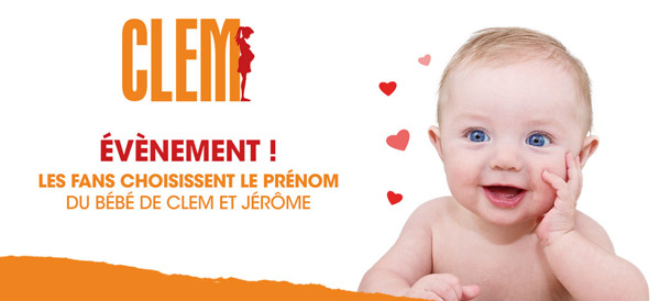 Choisir le prénom du bébé de Clem et Jérôme : vous voulez qu'il ou elle s'appelle comment ?