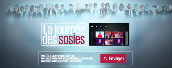 Inscription D8 sosies pour la journée des sosies / Capture écran