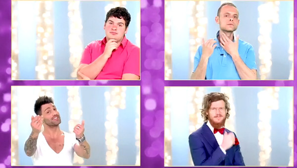Jérémy, Dylan, Pietro et Geoffrey dans les princes de l'amour 3 #LPDLA3
