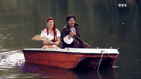 Laetitia et Patrick en mode amoureux sur le thème pirate des caraïbes