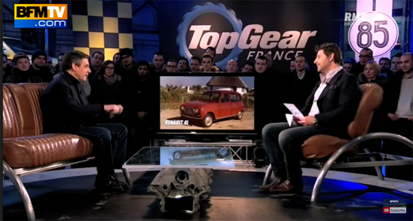 Avis et commentaires sur François Fillon dans Top gear France RMC Découverte 