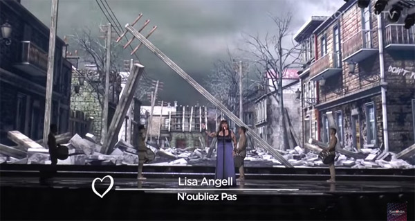 Lisa Angell quel classement à l'Eurovision 2015 ? / Capture écran