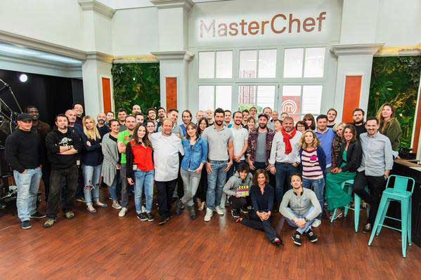 Les équipes de Masterchef saison 5 de 2015 sur TF1 / Photo @QuiniouMarie  