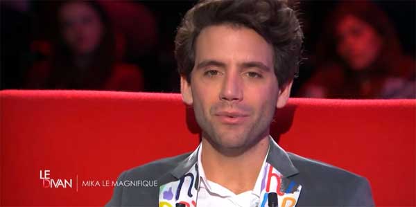 Avis et commentaire sur le divan de Mika sur France 3