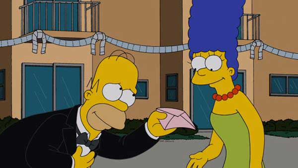 Homer et Marge : le divorce  dans les simpsons ? 