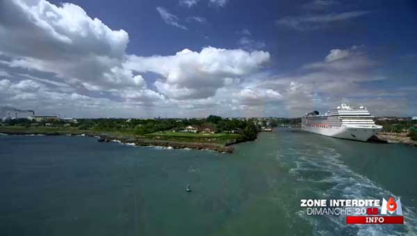 vis et commentaires sur Zone Interdite et les français en croisière du 7 juin 2015 / Crédit : Marie ETCHEGOYEN/M6