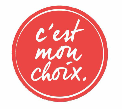 Le nouveau logo de C'est mon choix version Chérie 25 