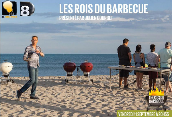 Photo promo Les rois du barbecue de D8 avec Julien Courbet