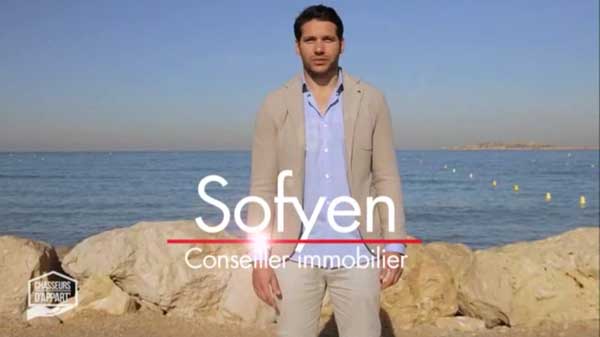 Sofyen conseiller immobilier sur M6 pour Chasseurs d'appart 