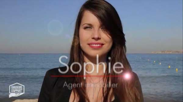 Sophie dans chasseurs d'appart sur M6 