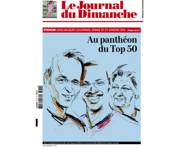 Les entrées au classement, le classement JDD du 16 aout 2015 par rapport à juillet 2015 / capture écran