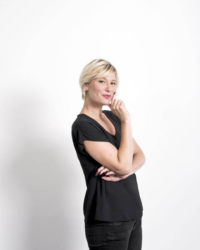 Maïtena Biraben au grand journal : le programme / Photo Augustin Détienne -C+