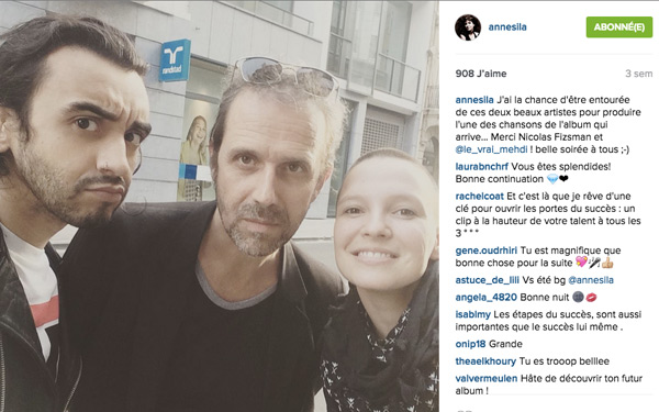 Quand arrive l'album D'Anne Sila 2015 de The Voice ? / Capture écran Instagram annesila