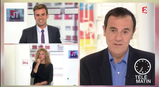 Jean Baptiste Marteau dans Télématin sur france 2