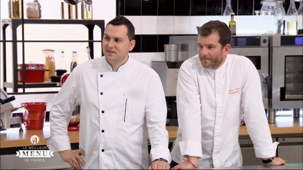 Stephane et Pierre Olivier les finalistes du meilleur menu de France