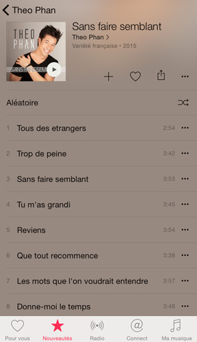 Album de Theo Phan alias Yann de LMDLA  