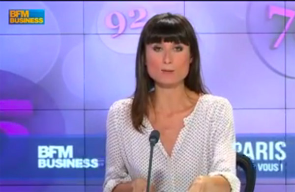 Aurélie Blonde dans BFM Business, journaliste déjà sur la chaîne