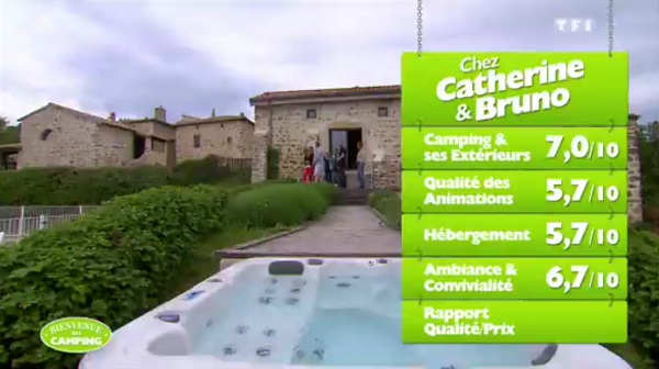 Les notes de Catherine et Bruno dans #BienvenueAuCamping