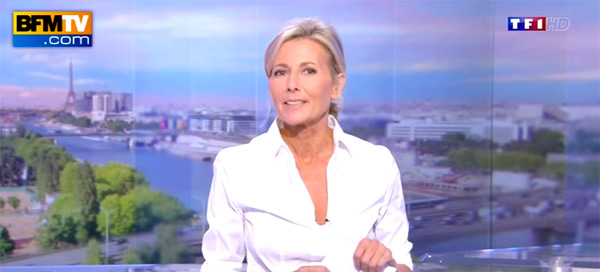 Audience record pour Claire Chazal : son dernier JT 20h bat des records le 13/09