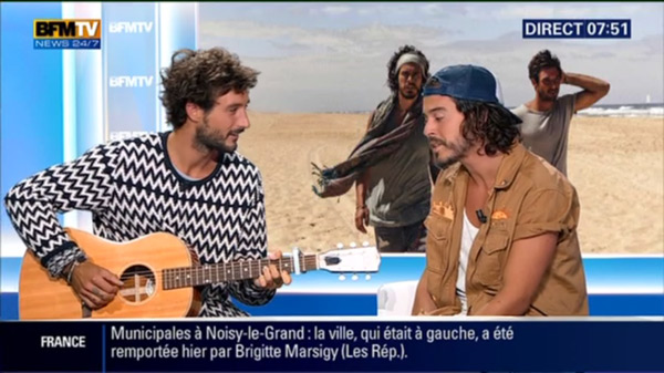 Les Frero Delavega dans TPMP après BFMTV le 21 septembre 2015