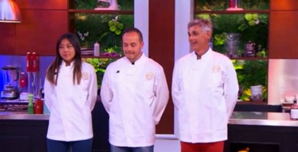 Les 3 candidats en finale de Masterchef NT1 en 2015