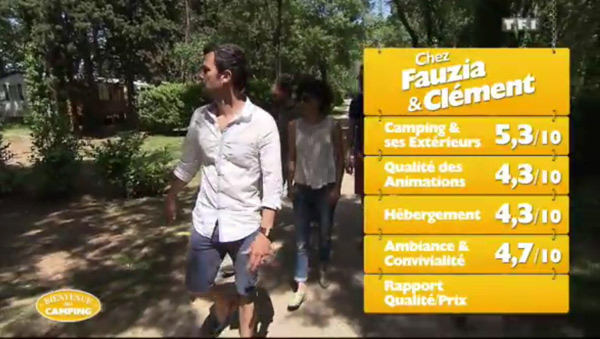 Les notes pour le camping de Fauzia et Clément dans Bienvenue au camping