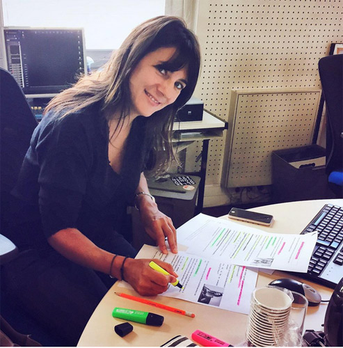 Estelle Denis joker #PDLP d'Hanouna sur Europe 1 / Photo twitter