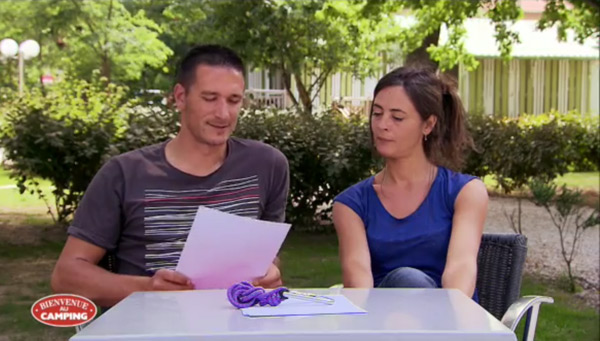 Stéphanie et Aurélien ont tout pour être gagnant de Bienvenue au camping vendredi