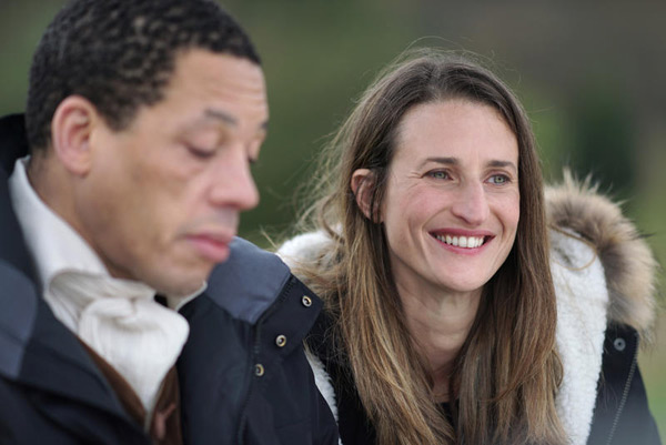 Joey Starr et Camille Cottin dans Dix pour cent / Photo Christophe Brachet - FTV