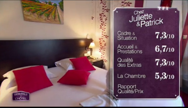 Les notes de Juliette et Patrick de bienvenue à l'hôtel sanctionnées par Joël notamment : peuvent-ils gagner vendredi ?
