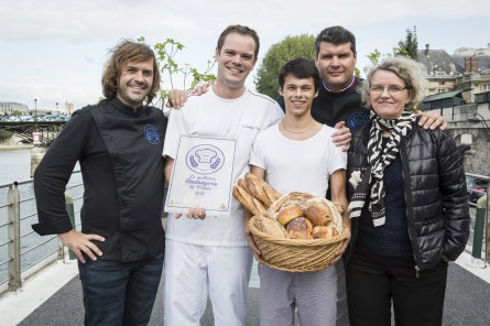 Christophe et Mathis gagnant de la meilleure boulangerie de France 2015 sur M6