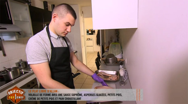 Allan qualifié pour la finale Objectif Top Chef